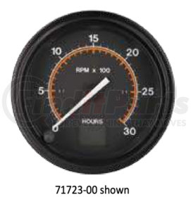 71723-00 by DATCON INSTRUMENT CO. - Tachometer with Hourmeter (86mm/3.375”)