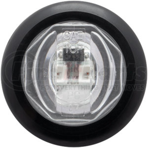 Optronics MCL11CAKPG Turn Signal Light Clear lens yellow 3/4" PC rated marker/clearance light with grommet