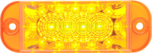 MCL48AB by OPTRONICS - Yellow Side Marker Light With Supplemental Turn Function