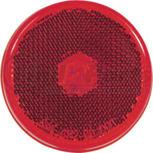 MC57RB by OPTRONICS - 2.5" red recess mount marker/clearance light with built-in reflex