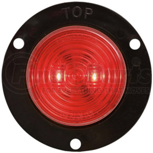 MCL527RFB by OPTRONICS - Red 2.5" recess flange mount marker/clearance light