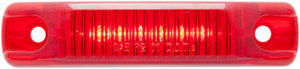 MCL66R24B by OPTRONICS - Mcl66 Series Marker/Clearance Light - Red, 12-24V, Surface Mount, Hard Wired