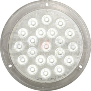ILL21CB by OPTRONICS - 21-LED 6" Dome Light For Surface Mount, Hard Wired, 12-24V, Polycarbonate