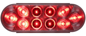 STL82RCB by OPTRONICS - Clear lens red stop/turn/tail light