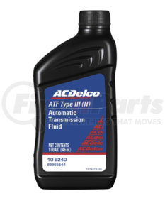 10-9240 by ACDELCO - Acdelco 10-9240 Professional Type Iii H Automatic Transmission Fluid