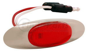 47952-5 by GROTE - MicroNova LED Clearance / Marker Light - Red, with Chrome Bezel, Multi Pack