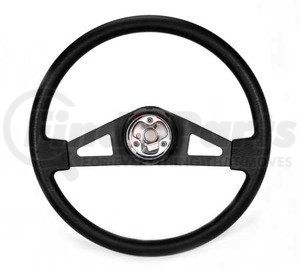 500393 by CAPACITY - Steering Wheel, Black Rim with 2 Spokes