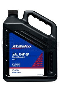 10-9214 by ACDELCO - 15W-40 Diesel Motor Oil - 1 gal