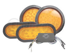 65132 by GROTE - Alternating "X" Pattern LED Strobe Light Kit - 4-Lamp System