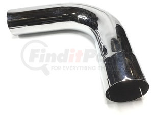 12-500CP by HEAVY DUTY MANUFACTURING, INC. (HVYDT) - Exhaust Elbow - Chrome, 90 degree, 19.5" Length, 5" diameter