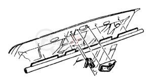 55075322AC by CHRYSLER - CATCH. Secondary. Hood Safety. Diagram 6