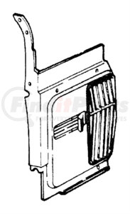 5DV29RD5 by CHRYSLER - Cowl Side Panel - Driver Side, Inner, fits 1994-1997 Dodge Ram Van