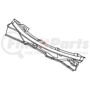 Chrysler 55274643AC Cowl Panel Cowl Panel - with Plenum, fits 2002 Dodge Ram 2500