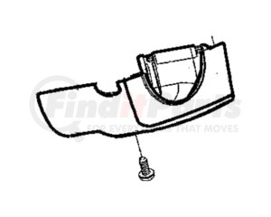 5HW25XDVAA by CHRYSLER - Steering Column Cover - Lower