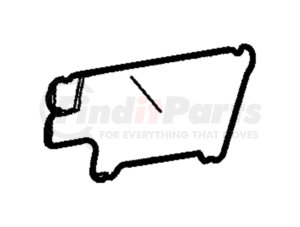 5HD14WL5AH by CHRYSLER - Interior Quarter Panel Trim Panel - Passenger Side, Lower, fits 2002 Jeep Grand Cherokee