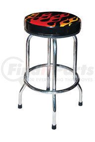 81056 by ATD TOOLS - Shop Stool with Flame Design