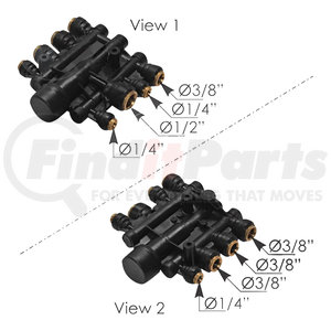 170.1022 by AUTOMANN - Air PPV Manifold - For 2010-Up Mack/Volvo