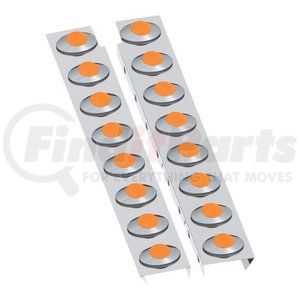 10742305 by PANELITE - AIR CLEANER LITE BAR PAIR PB '87+ STANDARD FRONT W/M3 AMBER LED (8) (26.00/5.07)