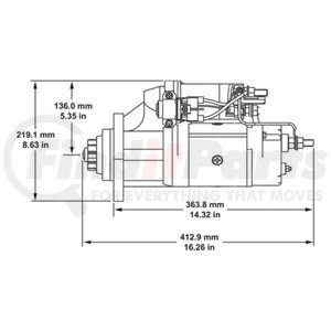 8200434 by DELCO REMY - Starter Motor - 39MT Model, 12V, SAE 3 Mounting, 12 Tooth, Clockwise