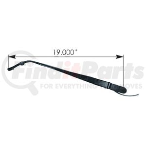 HLK7009 by AUTOMANN - Wiper Arm, Left, Driver Side, for Kenworth T300/T660/T800 Applications