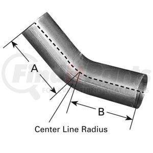 10567 by AP EXHAUST PRODUCTS - 45° Aluminized Elbow 5" Diameter OD-OD