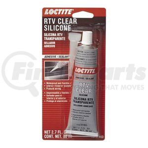 37463 by LOCTITE CORPORATION - RTV Clear Silicone Sealant 80ml Tube