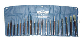 61020 by MAYHEW TOOLS - 20 Pc. Punch & Chisel Set