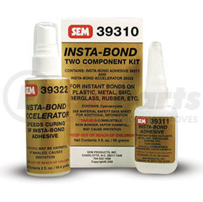 39310 by SEM PRODUCTS - Insta-Bond 2 Component Kit