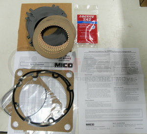 12-501-306 by MICO - Disk Brake Parts Kit MICO 12-501-306 Lining Kit Allied Winch 250847