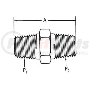 Weatherhead 2083-12-12S STEEL PIPE FTNG