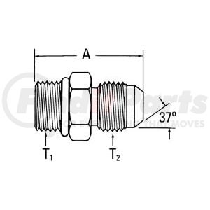 202702-5-6S by AEROQUIP - Adapter - Adaptor MB x MJ