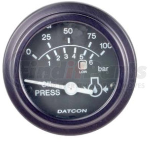 108174 by DATCON INSTRUMENT CO. - Datcon - Smart 2001 Oil Pressure Gauge 0-100 PSI Black - 108174