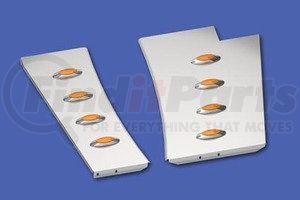 10682558 by PANELITE - HOOD EXTENSION PANEL PAIR PB 389 LH '14-'17 STANDARD REPL W/M5 AMBER LED (4)