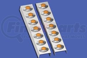 10742340 by PANELITE - AIR CLEANER LITE BAR PAIR PB 367 SFA/389 LH/SH 15" FRONT W/M3 AMBER LED (7)