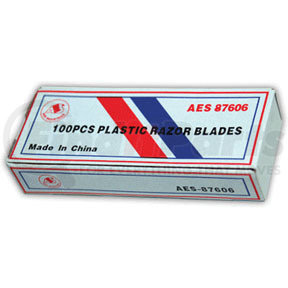 87606 by AES INDUSTRIES - Poly Razor Blades, Pack of 100