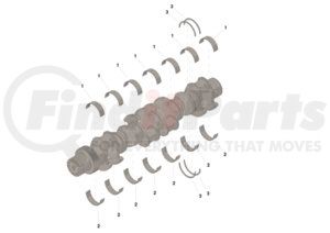 2881961 by CUMMINS - Engine Crankshaft Main Bearing Set