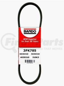 3PK785 by BANDO - USA OEM Quality Serpentine Belt