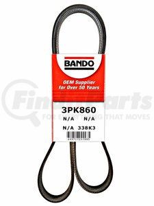 3PK860 by BANDO - USA OEM Quality Serpentine Belt