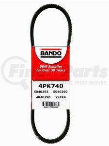 4PK740 by BANDO - USA OEM Quality Serpentine Belt