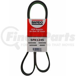 Bando 5PK1245 Accessory Drive Belt USA OEM Quality Serpentine Belt