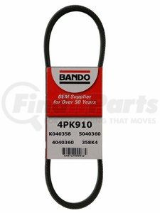 4PK910 by BANDO - USA OEM Quality Serpentine Belt