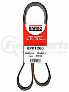 6PK1260 by BANDO - USA OEM Quality Serpentine Belt