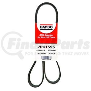 7PK1595 by BANDO - USA OEM Quality Serpentine Belt