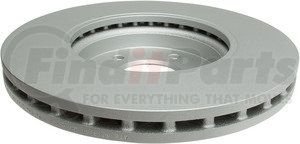 SP28106 by ATE BRAKE PRODUCTS - ATE Coated Single Pack Front Disc Brake Rotor SP28106 Chrysler, Mercedes Benz