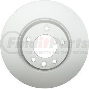 SP34124 by ATE BRAKE PRODUCTS - ATE Coated Single Pack Front Right Disc Brake Rotor SP34124 Audi, Porsche, VW