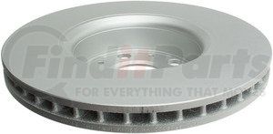 SP26122 by ATE BRAKE PRODUCTS - ATE Coated Single Pack Front  Disc Brake Rotor SP26122 for Volvo