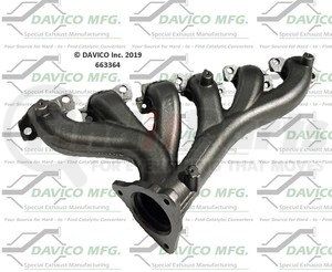 663364 by DAVICO - EXHAUST MANIFOLD W/EG6633