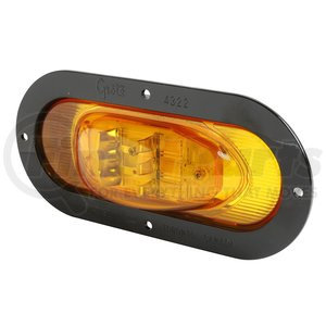 54253-3 by GROTE - SuperNova Oval LED Side Turn Marker Light - Black Theft-Resistant Flange, Male Pin, Multi Pack