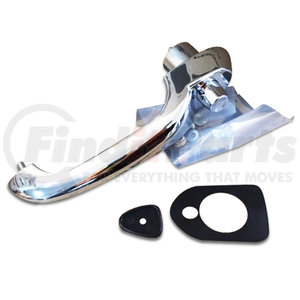 4491 by PAI - Door Latch Assembly - Exterior Door Handle 1972 - 2015 Mack R/RB/RD/RW.DM/DMM/U Models(L/H & R/H Chrome Finish)