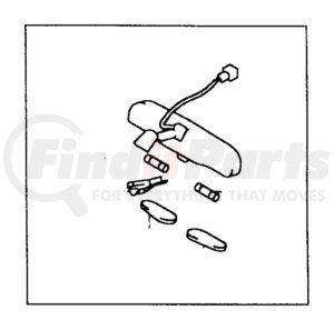 MB938230 by CHRYSLER - Interior Rear View Mirror - with Sunroof and Reading Lamp